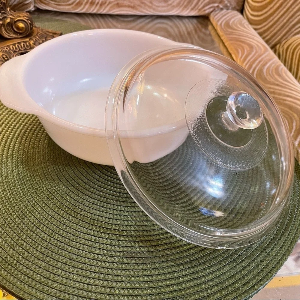 Vintage Fire King Dish Set 407 Fire King Glassbake Dish Vintage Casserole Dish